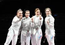 Женская сборная России по фехтованию на саблях принесла очередное "золото" в копилку команды ОКР на летних Олимпийских играх в Токио