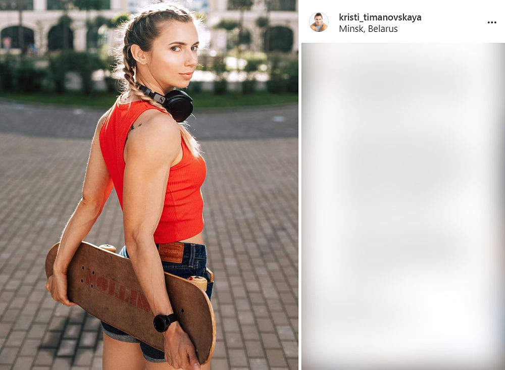 Белорусскую легкоатлетку Тимановскую пытались вывезти из Токио: фото спортсменки