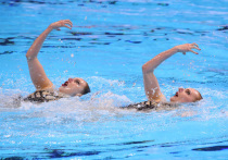 Российские синхронистки Светлана Колесниченко и Светлана Ромашина показали лучший результат в квалификации произвольной программы дуэтов на летних Олимпийских играх в Токио