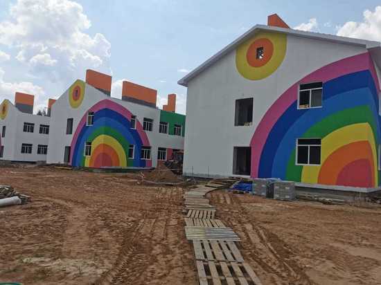 Детский сад на Бору достроят в текущем году
