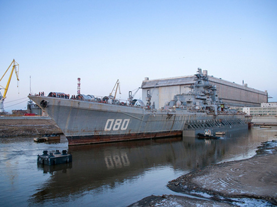В настоящее время «Адмирал Нахимов» находится на ремонте