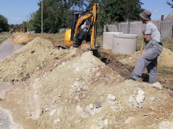 В селе Пороз Белгородской области ремонтируют водопровод