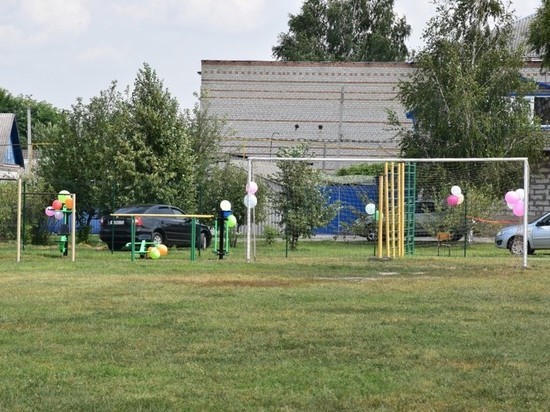 В селе Малобыково Белгородской области открыли спортивную площадку
