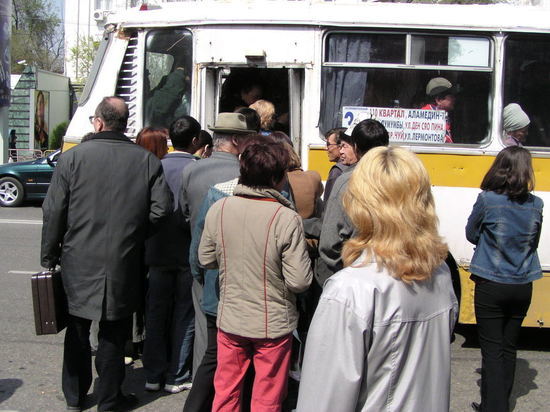 Оплатить проезд в общественном транспорте Бишкека можно картой Visa