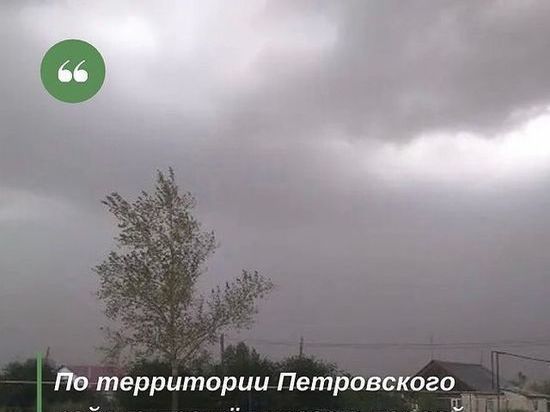 Электроснабжение, поврежденное ураганом в Саратовской области, восстановлено