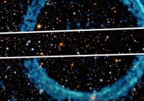 Астрономы опубликовали изображение, на котором представлен впечатляющий набор колец вокруг черной дыры