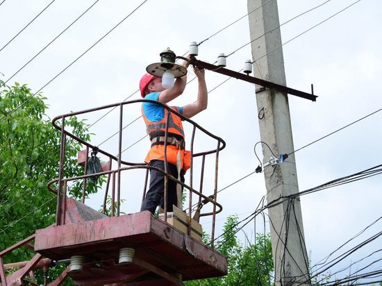 Наружное освещение восстановили на 23 участках улиц в Курске