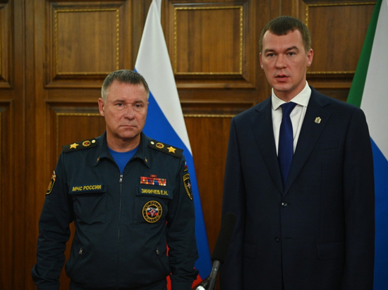 Врио губернатора и глава МЧС России лично проинспектировали готовность гидрозащитных сооружений края