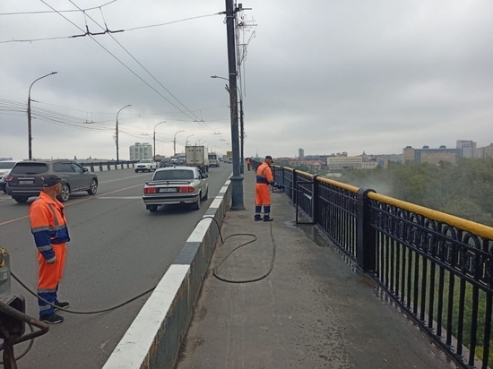 В Омске Ленинградский мост отремонтировали за 7 миллионов рублей