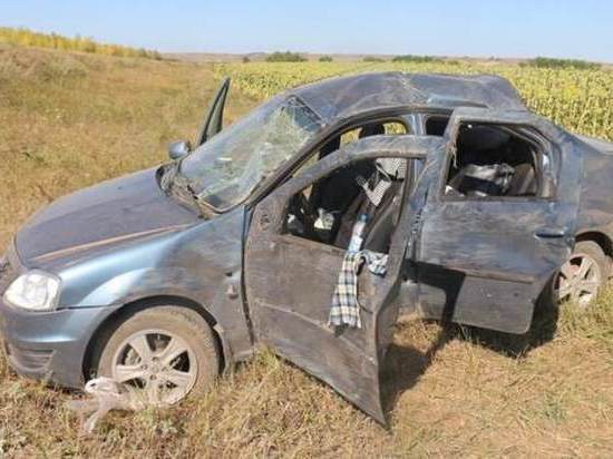 В Матвеевском районе  на трассе «Старокутлумбетьево – Емельяновка» перевернулся автомобиль «Renault Logan»