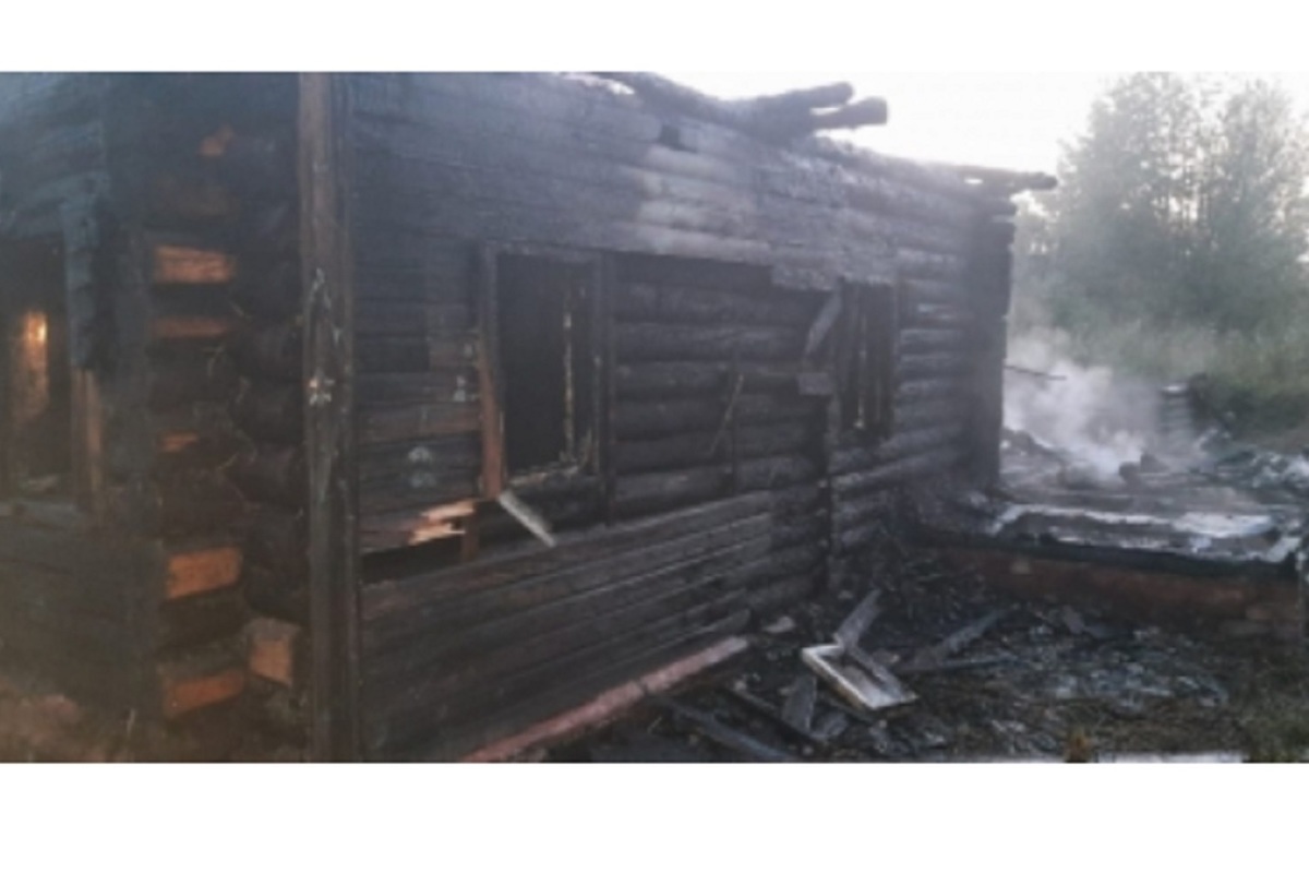 Костромские трагедии: ночью в деревне Козлищево при пожаре погиб мужчина