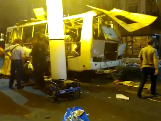 Мастер отверг версию взрыва газа в воронежском автобусе