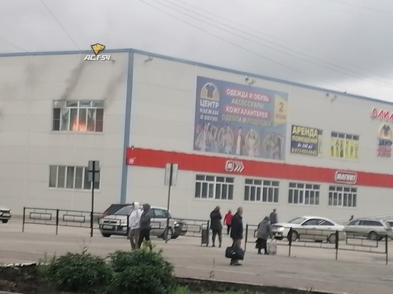 В ТЦ под Новосибирском произошел пожар из-за раскаленной фритюрницы