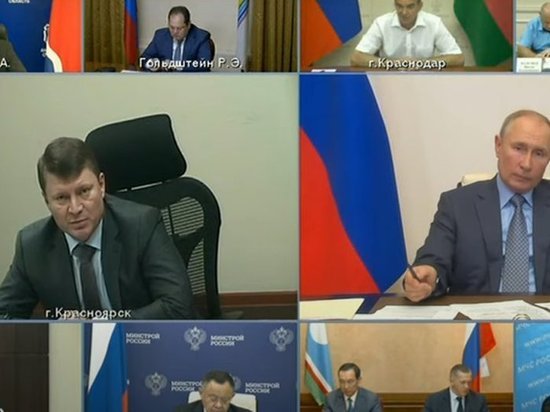 Мэр Красноярска Еремин рассказал президенту Путину, что на задымление врачам жалоб не было