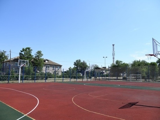 В двух поселках Астраханской области открыли новые спортплощадки