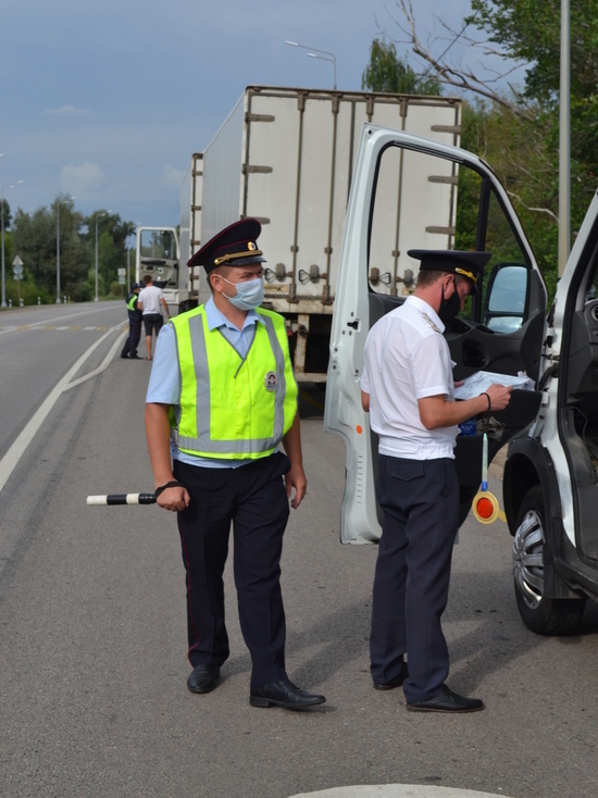 Тамбовские автоинспекторы проверили автобусы на трассе «Воронеж-Тамбов»