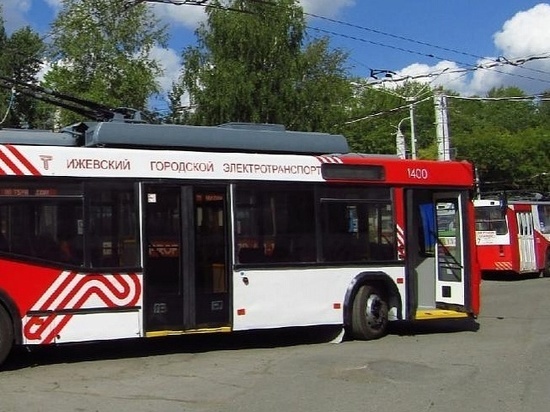 В Ижевске начали обкатку новые троллейбусы из Москвы