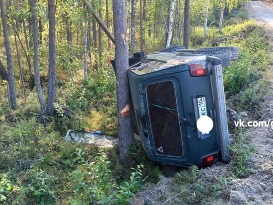 В Карелии водитель попал в ДТП и сбежал, оставив травмированную пассажирку