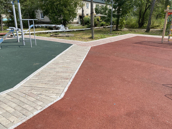 В селе Заозерное под Хабаровском появилась детская спортивно-игровая площадка