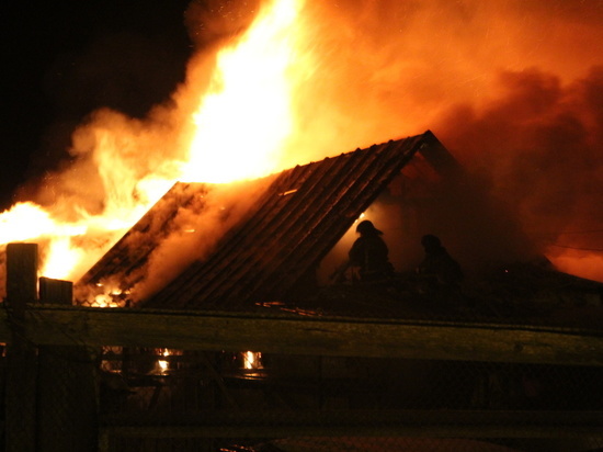 Частный дом горел в Магадане