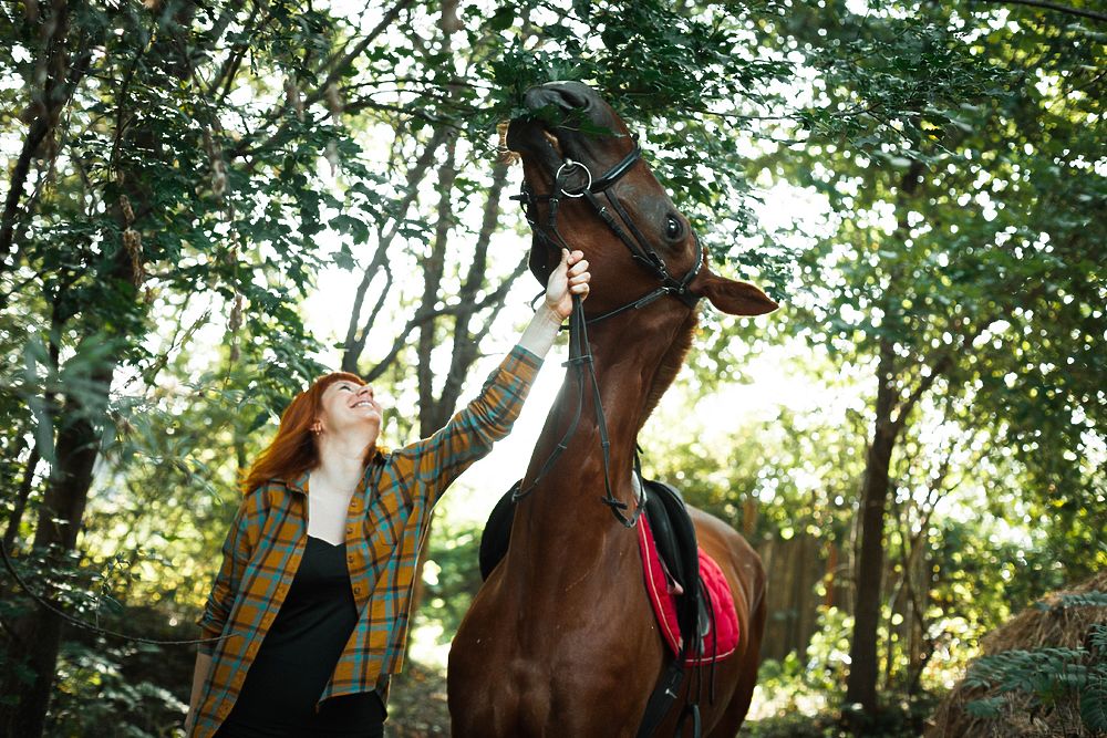 Лошадь и девушка: отдых по-хабаровски