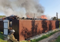 18 августа около семи часов утра в Ясногорске на улице Новая Заря произошел пожар