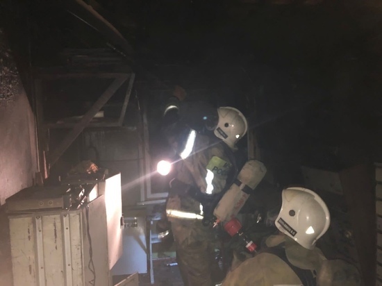 В калмыцком селе горела подстанция РЭС