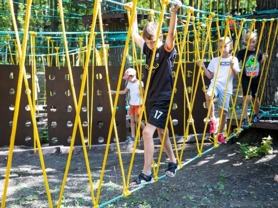 В Пензе открылся новый веревочный парк «Союз»