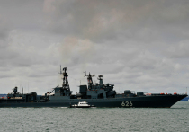 Газета El Pais сообщает, что МИД Испании оставил без ответа запрос России о заходе двух российских военных кораблей в порт Сеута на севере Марокко
