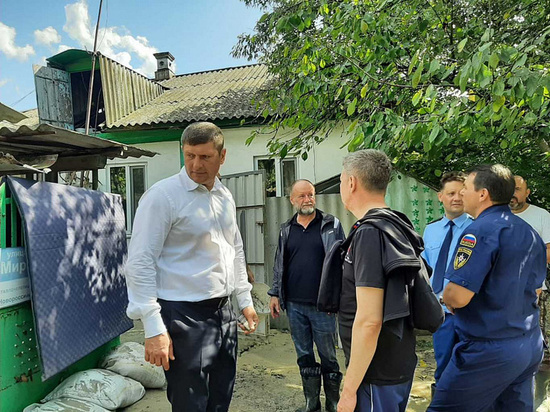 В Крымском районе подтопило 55 дворов и 30 домов