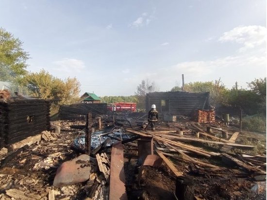 Игра со спичками привела к пожару в Воткинском районе