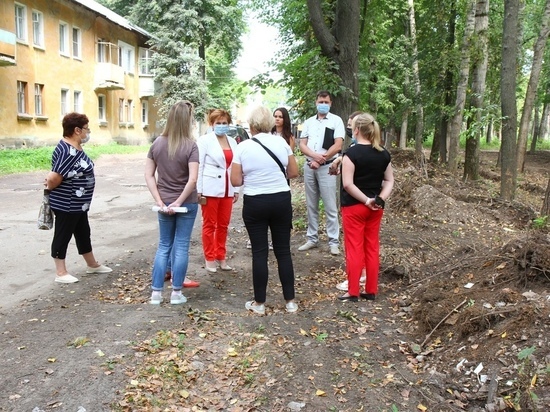 В рязанском посёлке Строитель начали возрождать сквер
