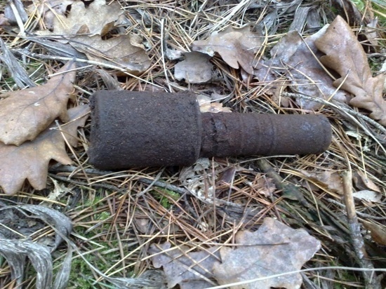 На улице Кузнецова в Велиже нашли артиллерийский снаряд и две гранаты