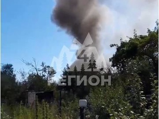 На Бродокалмакском тракте сгорел дом, погибла женщина