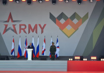 В Подмосковье проходит торжественная церемония открытия VII Международных армейских игр – АРМИ-2021, для участия в которой прибыл президент России Владимир Путин