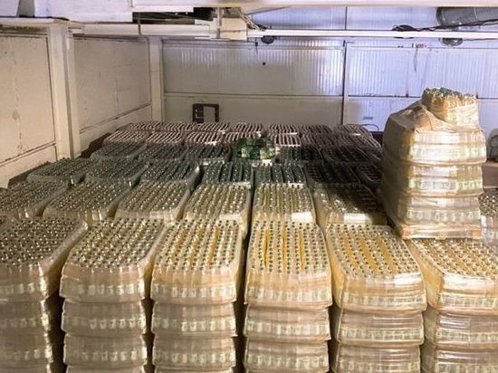 850 тысяч бутылок контрафактного пива конфисковали в Курске