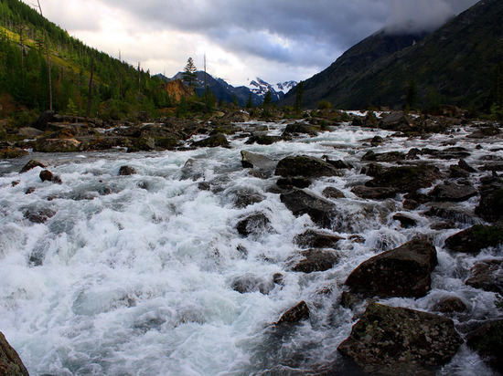 В горах Дагестана туриста унесла горная река