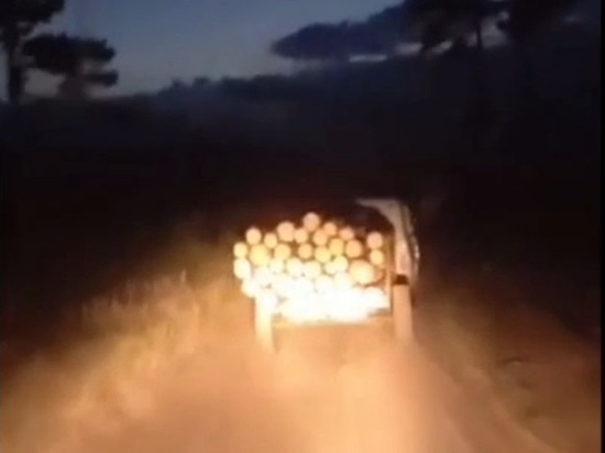 «Чёрные лесорубы» устроили ночные гонки в Заиграевском районе Бурятии