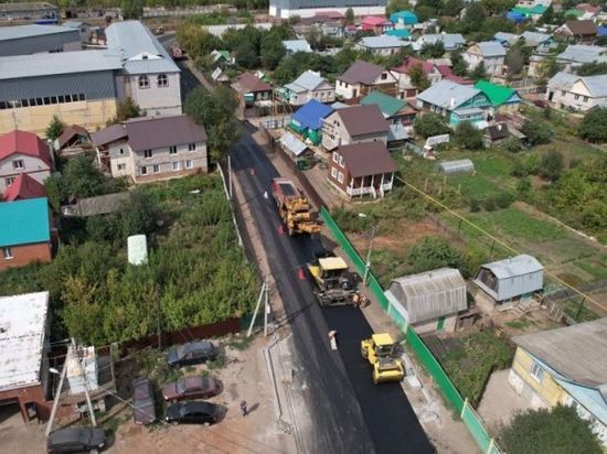 На Карьерной улице в Уфе продолжается ремонт дороги