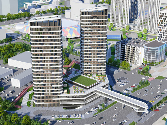 В Красноярске на Взлетке появится надземный пешеходный мост