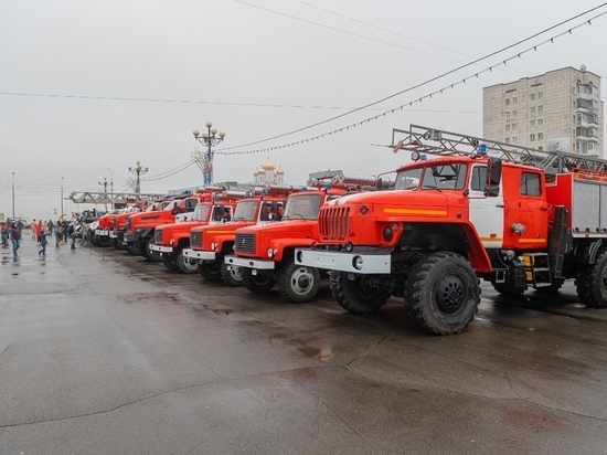 Пожарные Колымы получили новые автомобили