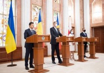Президент Украины Владимир Зеленский 27 августа утвердил стратегию внешнеполитической деятельности страны, принятую Советом национальной безопасности и обороны (СНБО) Украины 30 июля