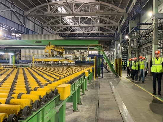 Линия по производству полированного стекла запущена на Борском стекольном заводе