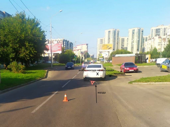 В Красноярске школьница по неосторожности попала под колеса автомобиля