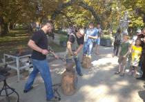 Сегодня, 28 августа, в парке кованых фигур в Донецке стартовал праздник кузнечного мастерства