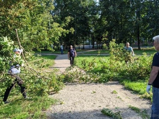В нескольких районах Пензы прошли работы по уборке территории