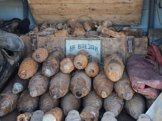 В Рославльском районе нашли противотанковую мину