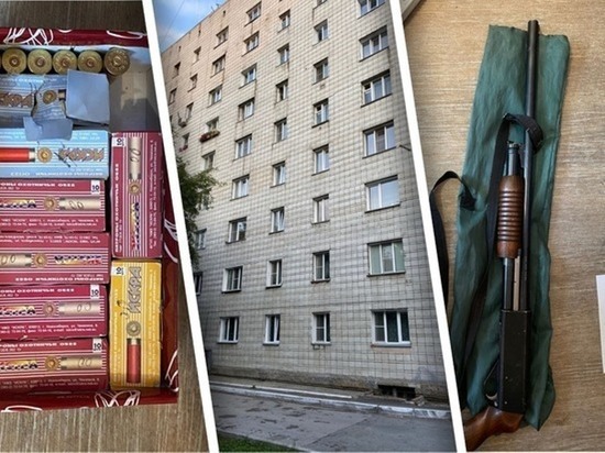 У стрелявшего из окна по людям нашли несколько видов оружия в Новосибирске