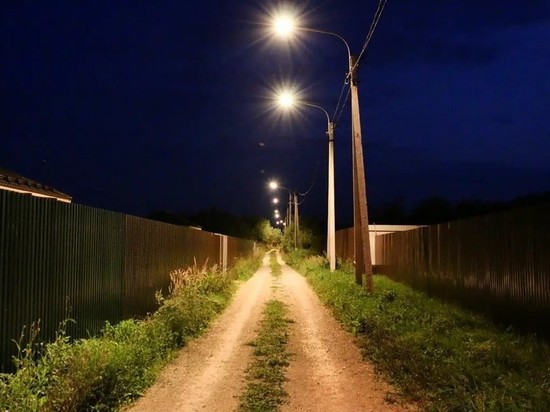 Более трехсот фонарей установили в городском округе Серпухов