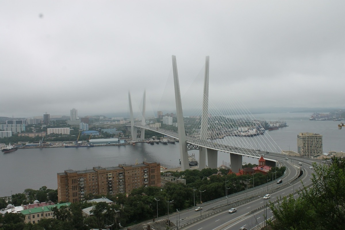 Видовая площадка — золотой мост Владивосток